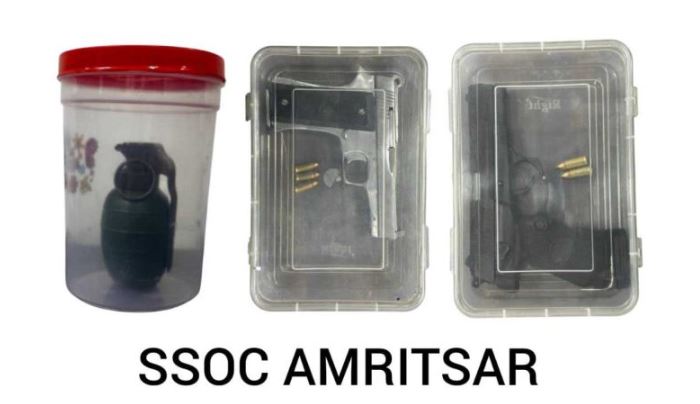 'अमृतसर ग्रेनेड लॉबिंग हादसा: अमेरिका स्थित आतंकवादियों के दो गुर्गे गिरफ्तार | '